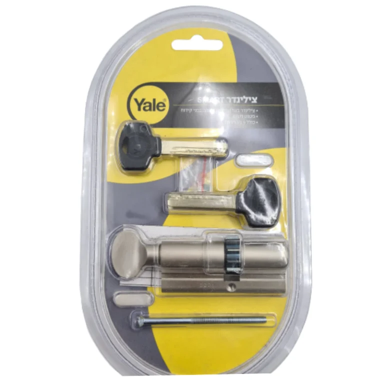 צילינדר YALE Smart גלגל + כפתור לפלדלת